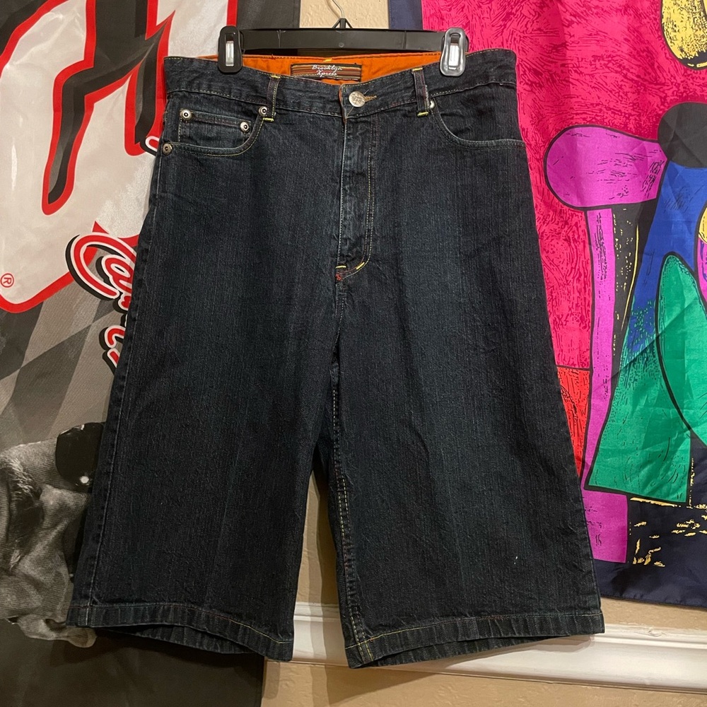 Vintage Brooklyn Xpress navy denim jorts